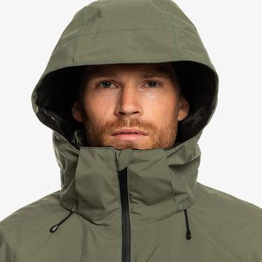  Quiksilver Mission Plus Erkek Siyah Snowboard Ceketi