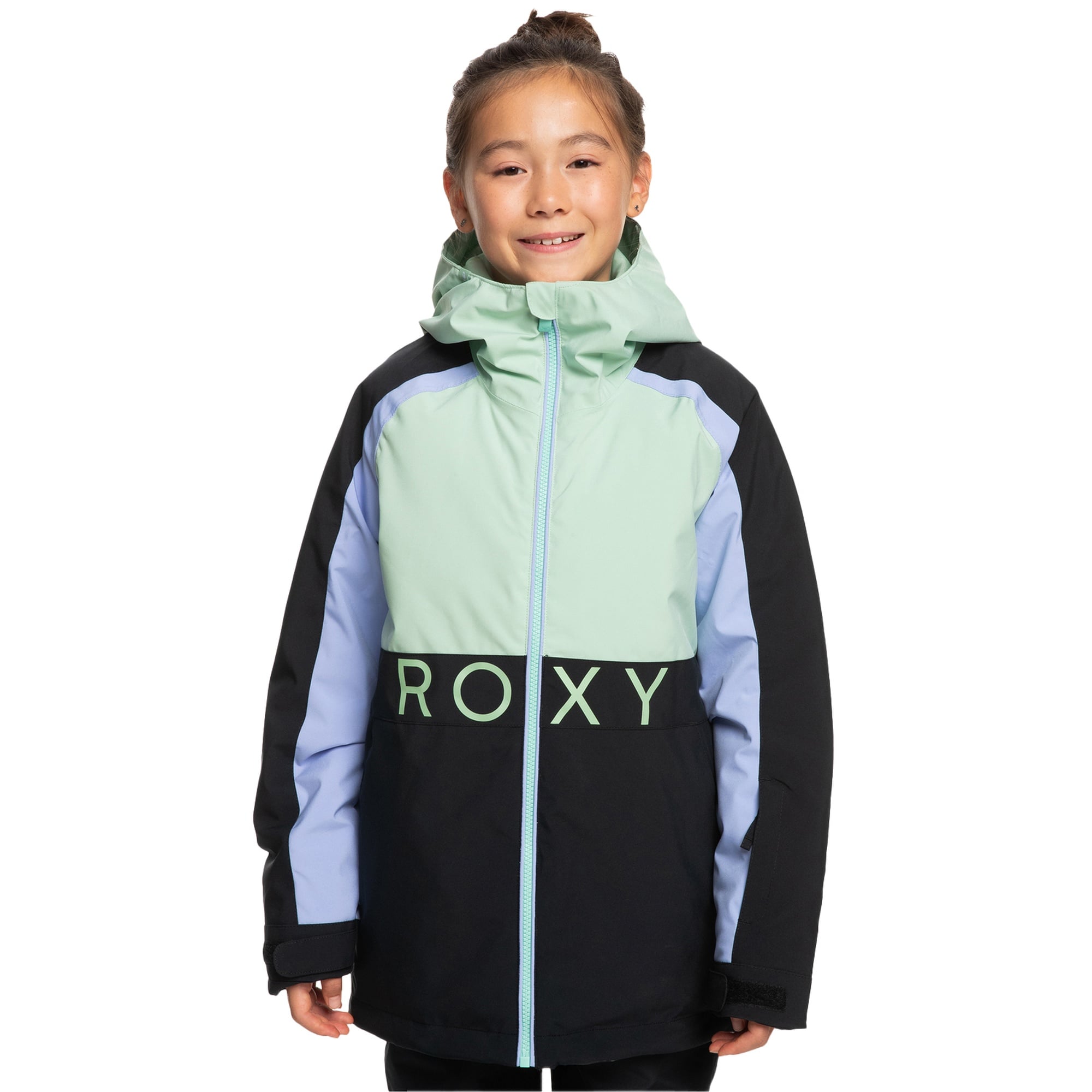 Roxy Snowmist Kız Çocuk Siyah Snowboard Ceketi