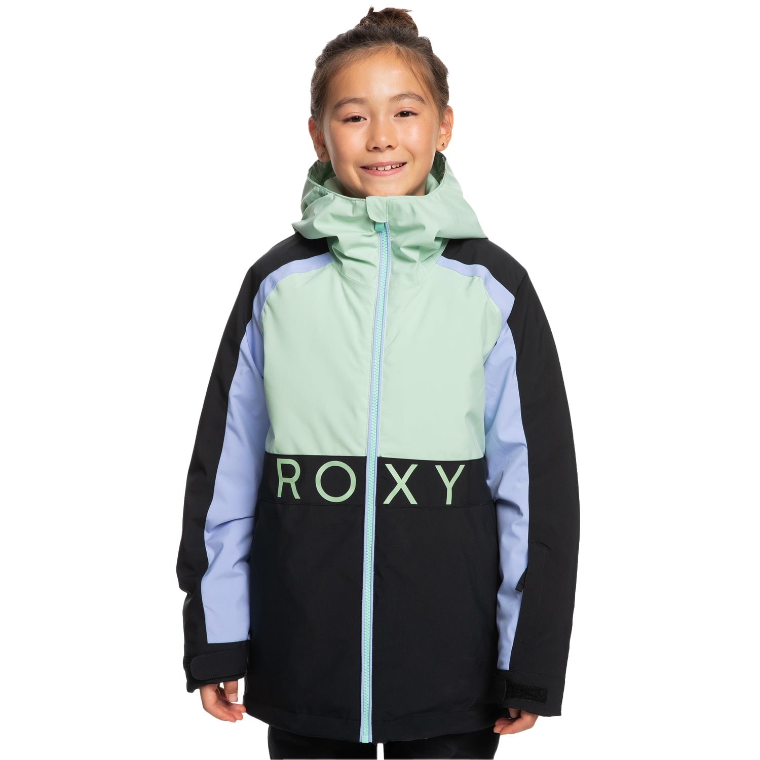  Roxy Snowmist Kız Çocuk Siyah Snowboard Ceketi