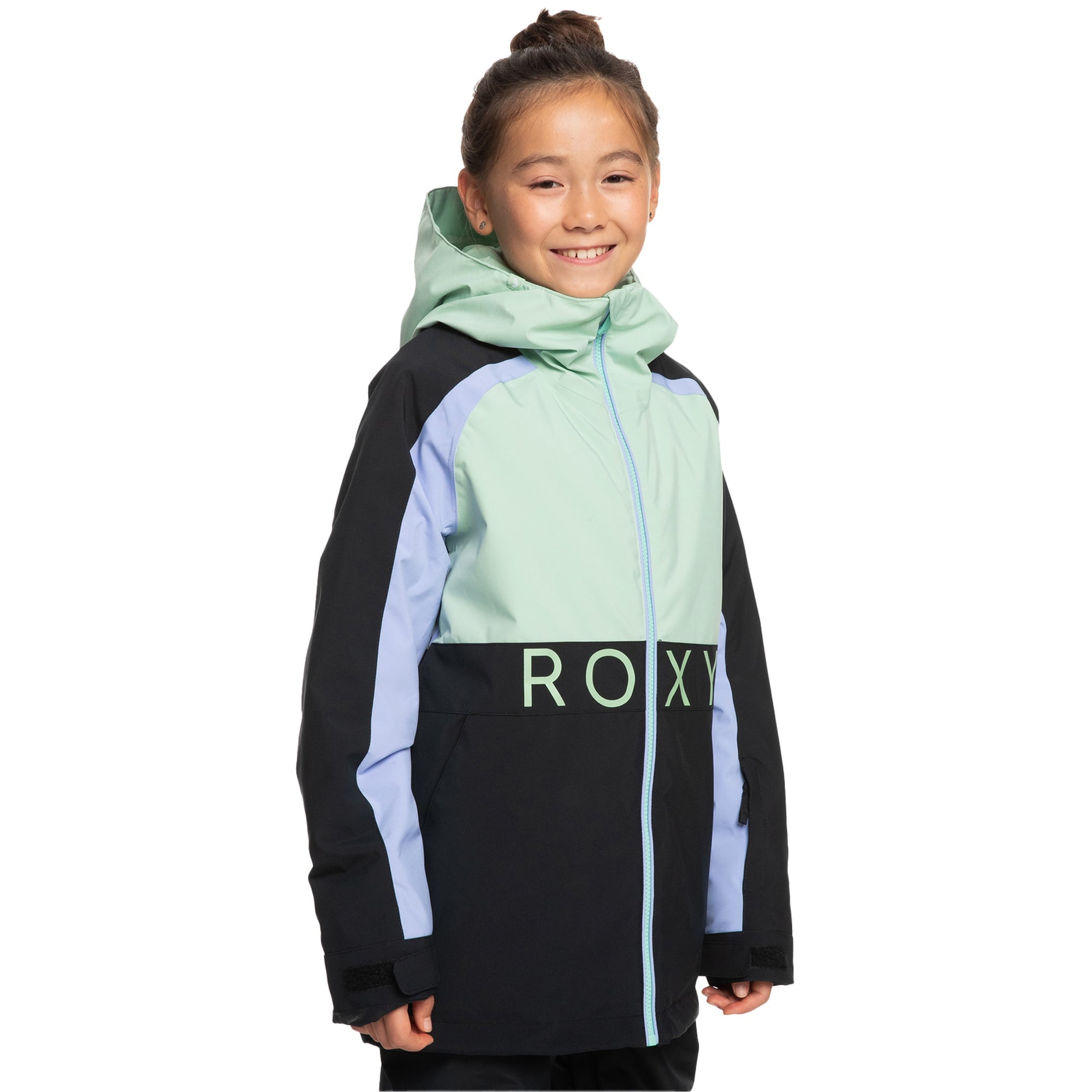 Roxy Snowmist Kız Çocuk Siyah Snowboard Ceketi