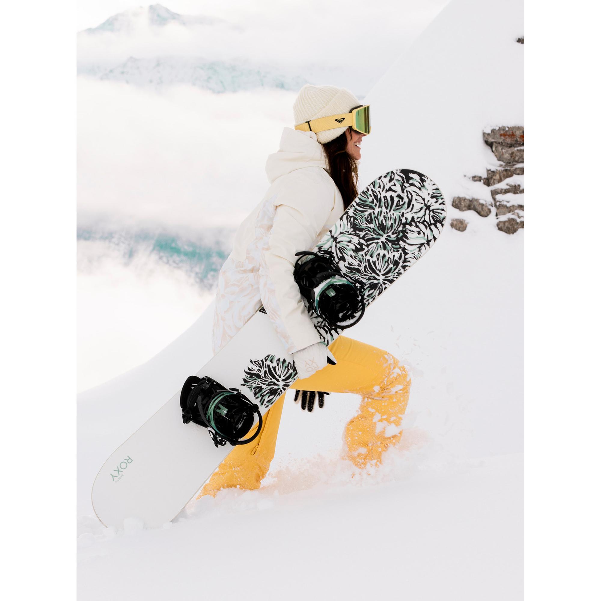Roxy Stated Kadın Beyaz Snowboard Ceketi