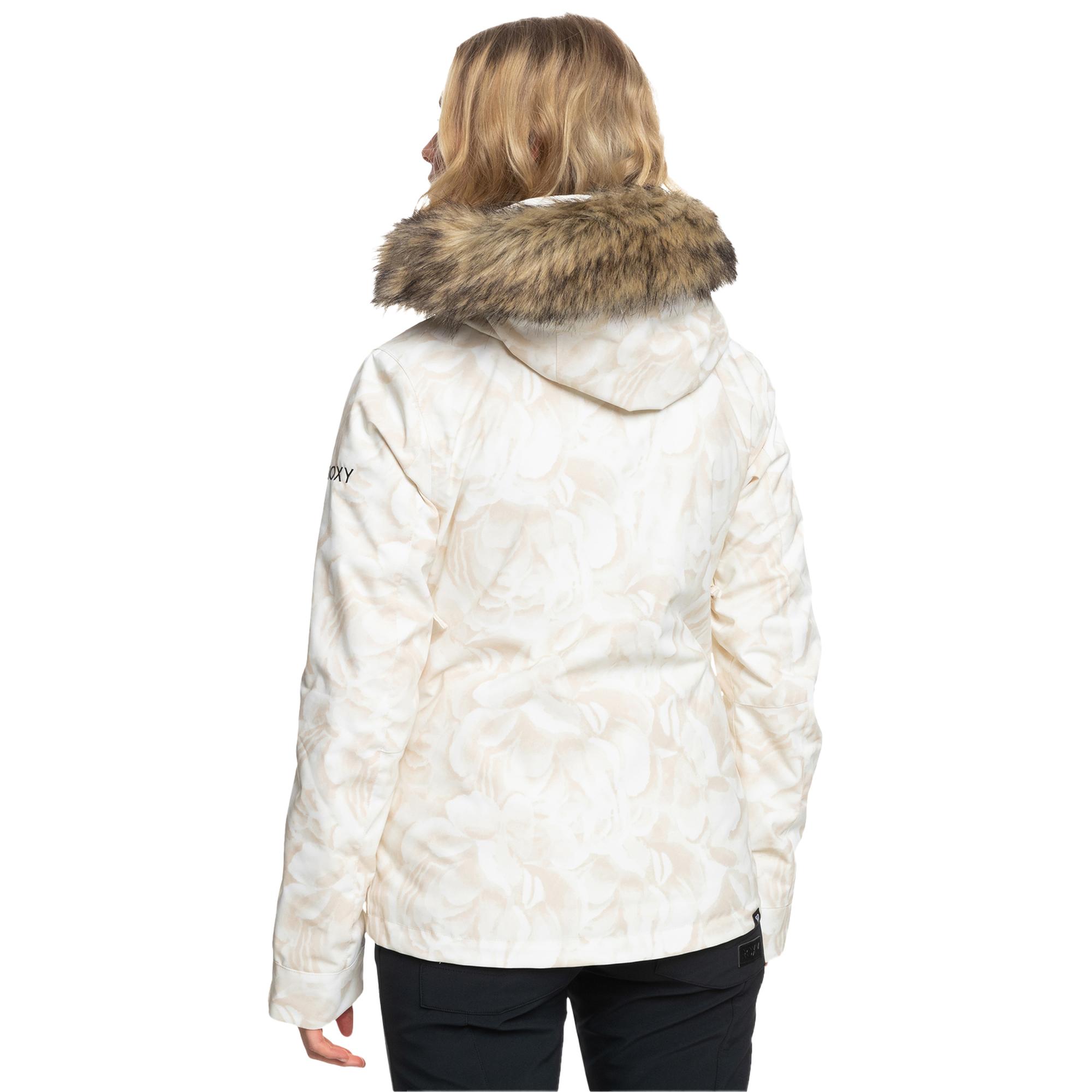 Roxy Jet Ski Kadın Beyaz Snowboard Ceketi