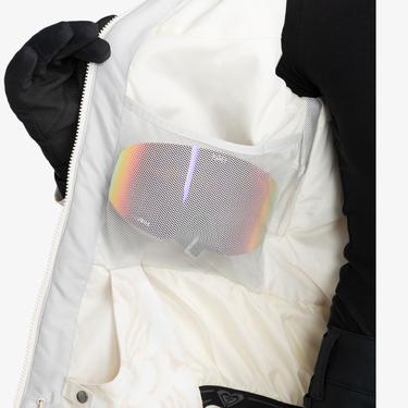  Roxy Jet Ski Kadın Beyaz Snowboard Ceketi