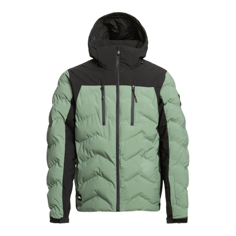  Quiksilver The Edge Erkek Yeşil Snowboard Ceketi