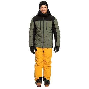  Quiksilver The Edge Erkek Yeşil Snowboard Ceketi