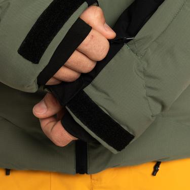  Quiksilver The Edge Erkek Yeşil Snowboard Ceketi