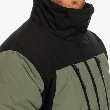  Quiksilver The Edge Erkek Yeşil Snowboard Ceketi