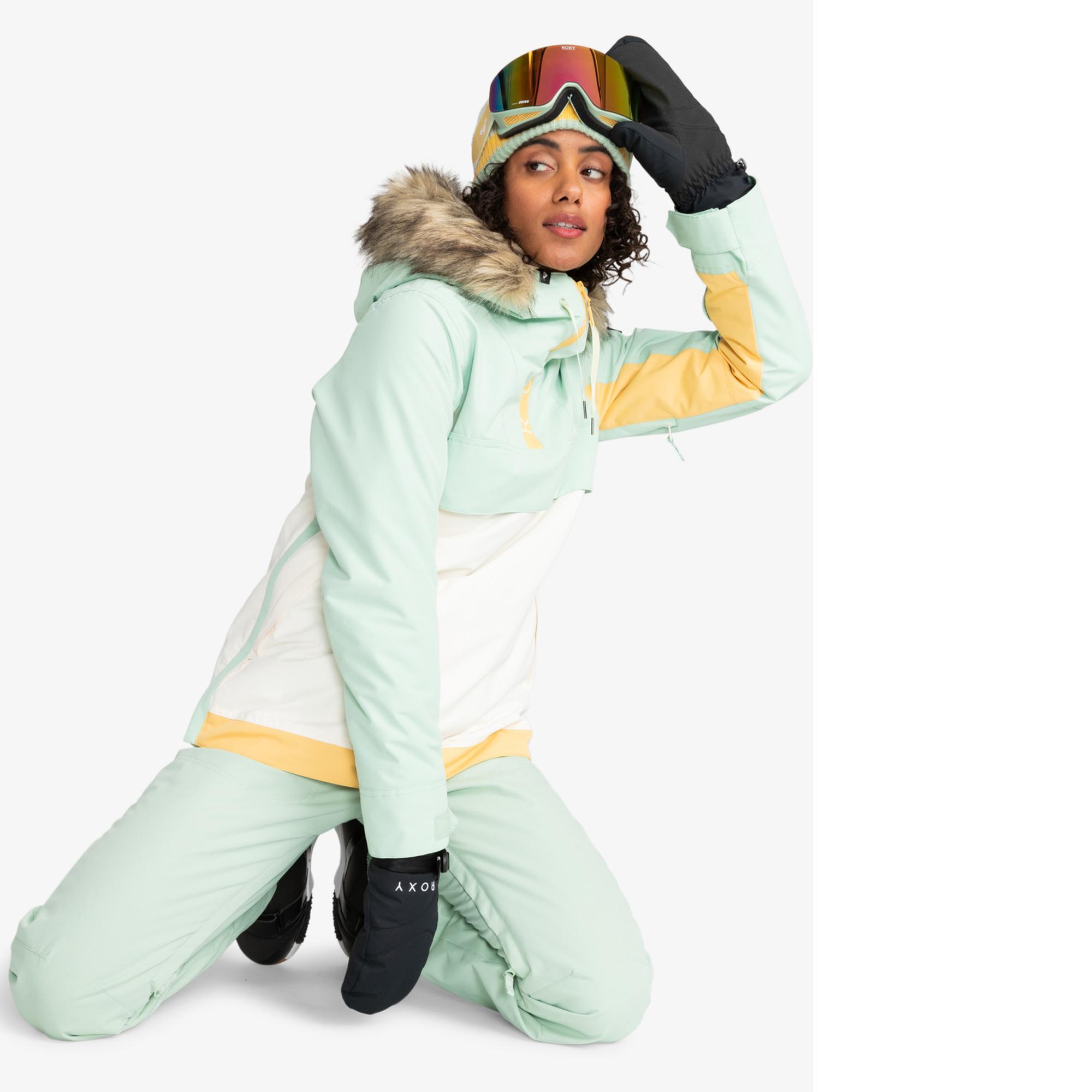 Roxy Kadın Snowboard Ceketi Shelter Yeşil