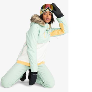  Roxy Kadın Snowboard Ceketi Shelter Yeşil