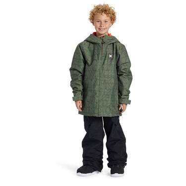  Dc Basis Print Youth Erkek Çocuk Yeşil Snowboard Ceketi