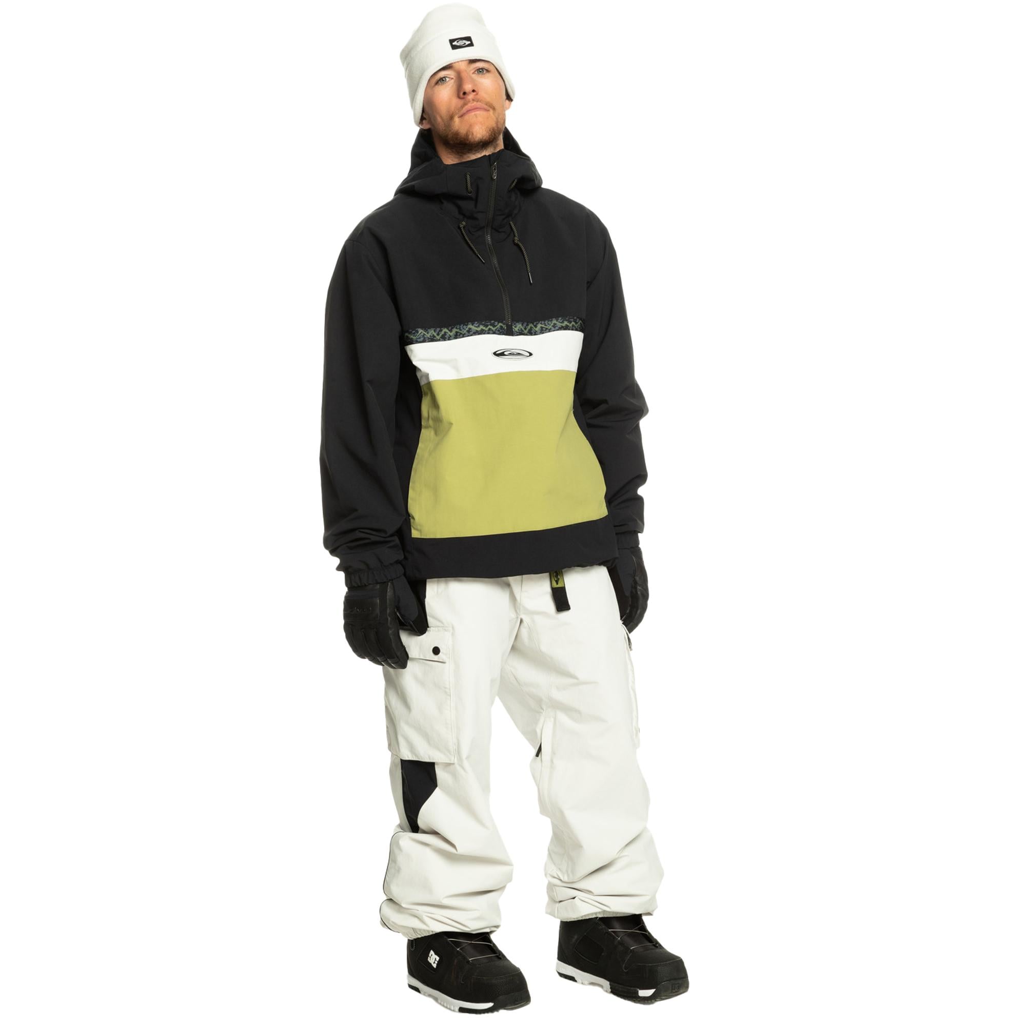 Quiksilver Unisex Snowboard Ceketi Steeze Siyah