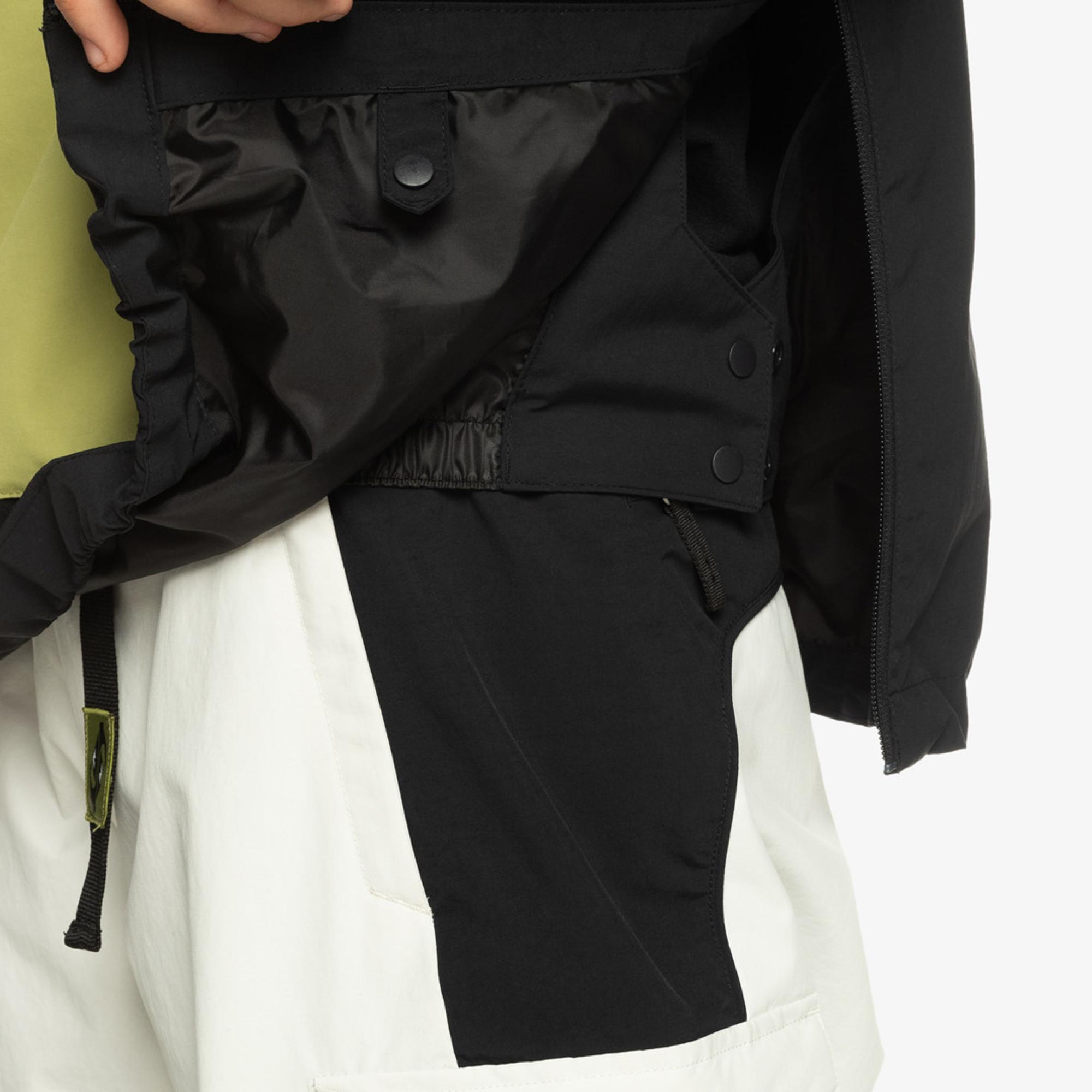 Quiksilver Unisex Snowboard Ceketi Steeze Siyah