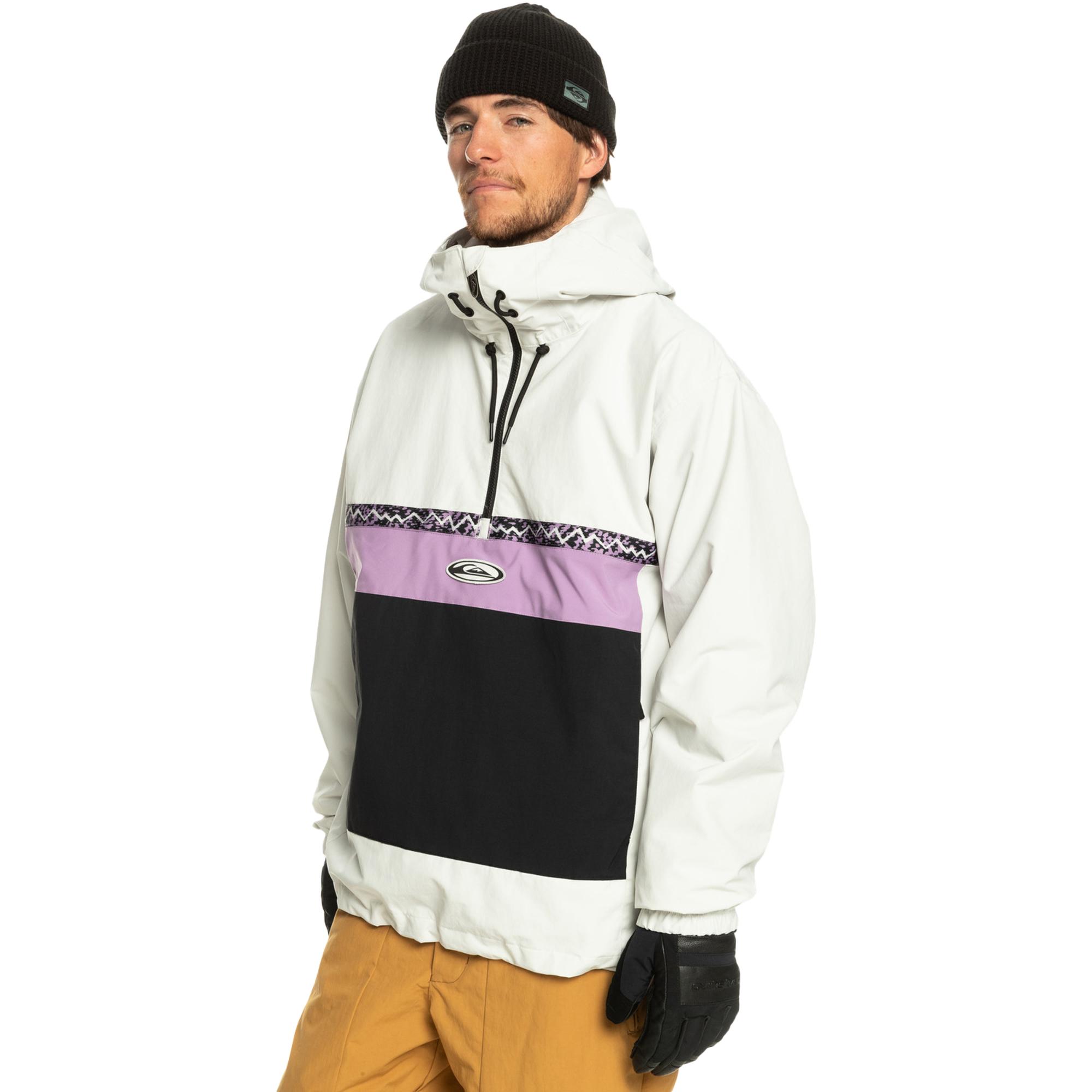 Quiksilver Steeze Unisex Gri Snowboard Ceketi