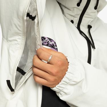  Quiksilver Steeze Unisex Gri Snowboard Ceketi