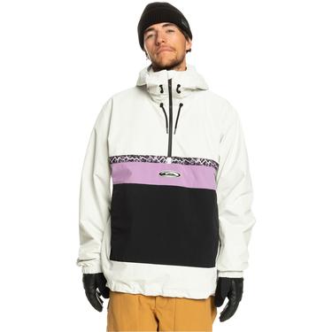  Quiksilver Steeze Unisex Gri Snowboard Ceketi