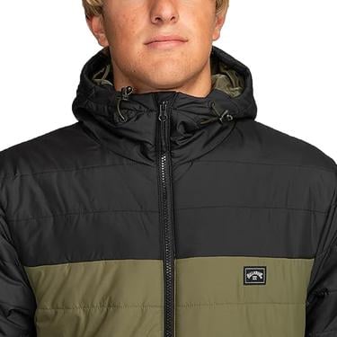  Billabong Surf Check Puffer Erkek Yeşil Ceket