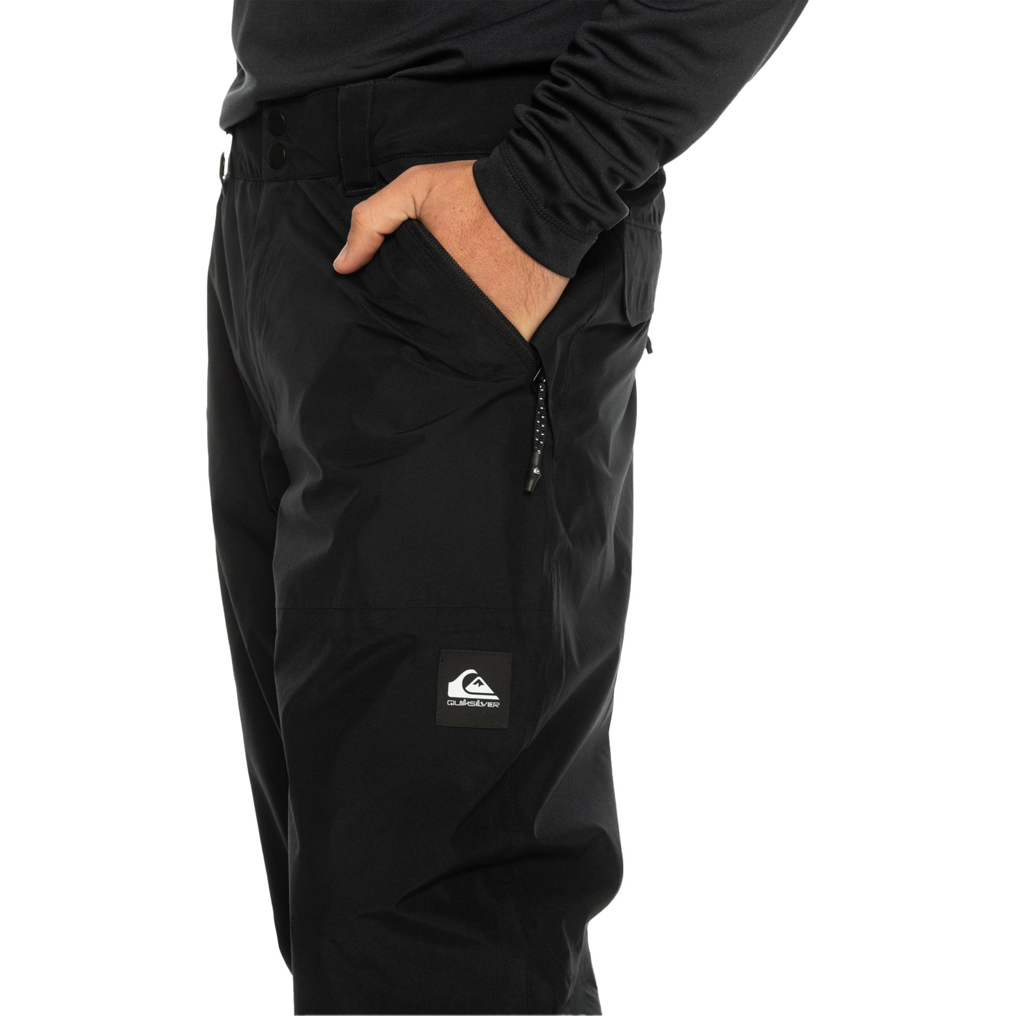Quiksilver Mission Gore-tex Pt Erkek Siyah Snowboard Pantolonu