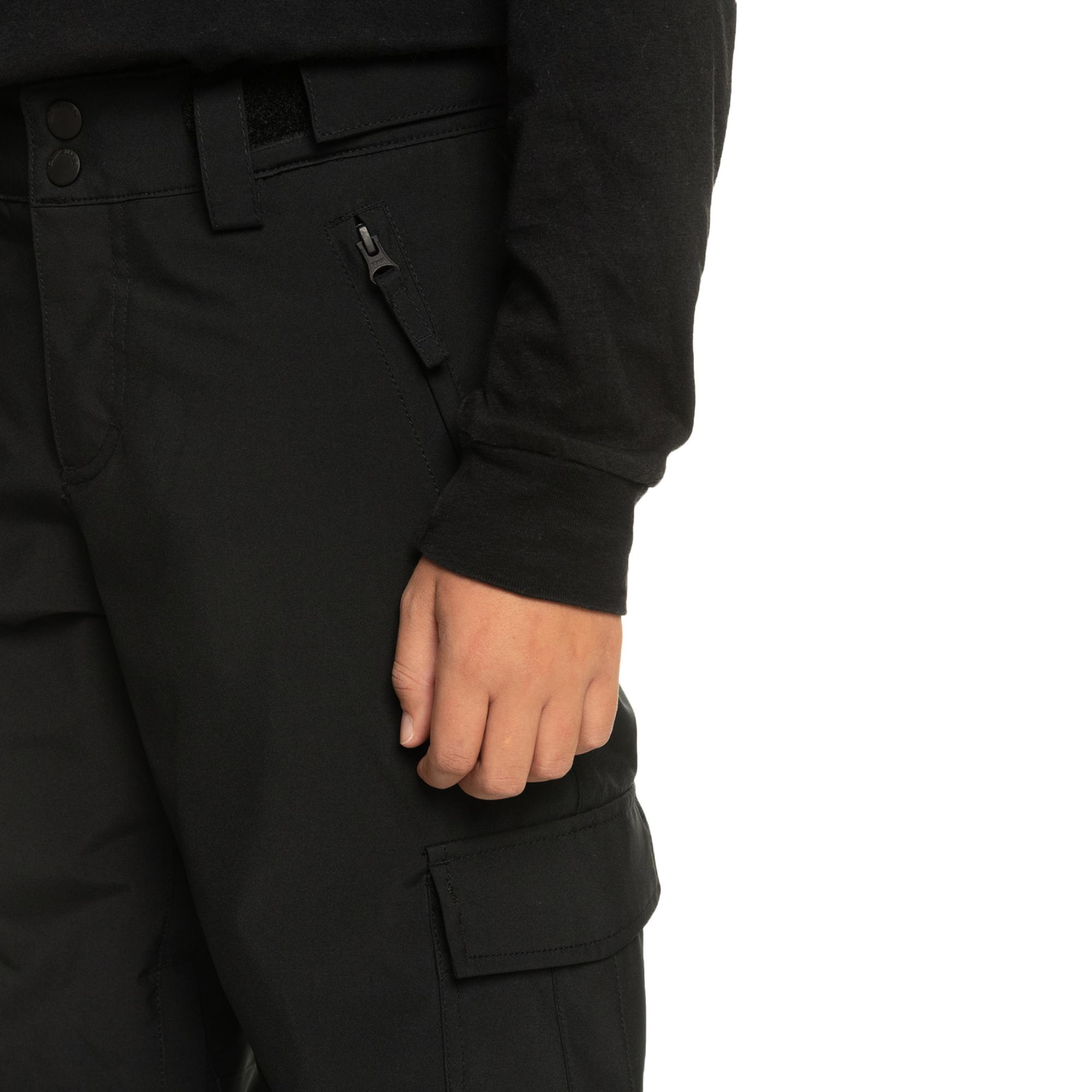 Quiksilver Porter Youth Pt Erkek Çocuk Siyah Snowboard Pantolonu