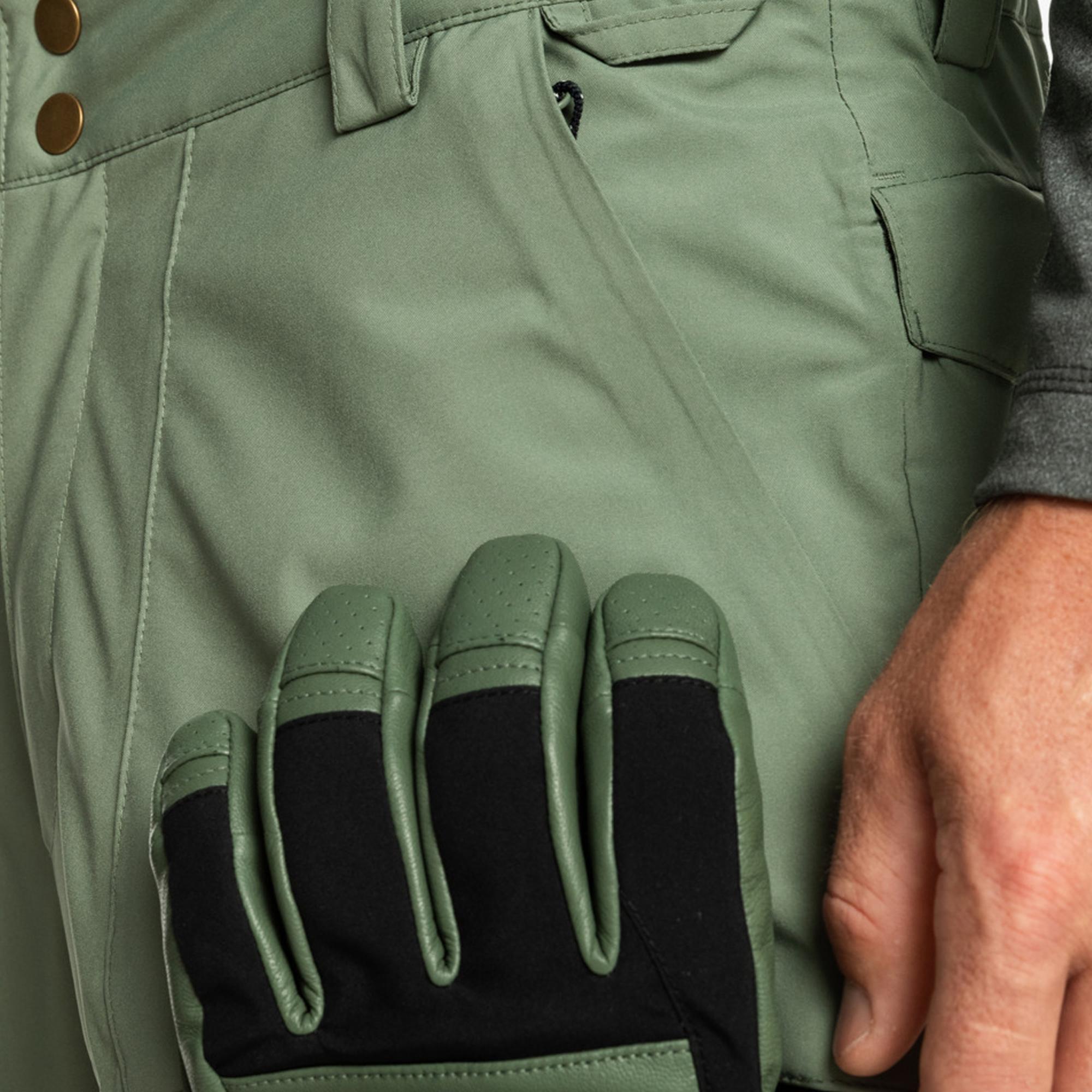 Quiksilver Utility Pt Erkek Yeşil Snowboard Pantolonu