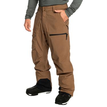  Quiksilver Utility Pt Erkek Kahverengi Snowboard Pantolonu