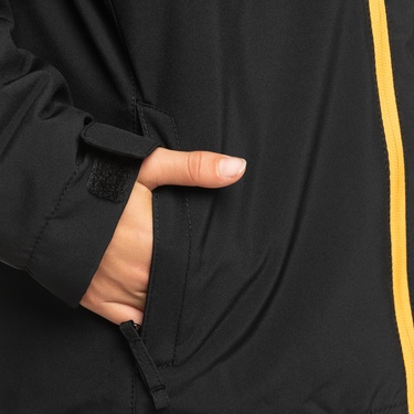  Quiksilver Morton Youth Erkek Çocuk Siyah Snowboard Ceketi