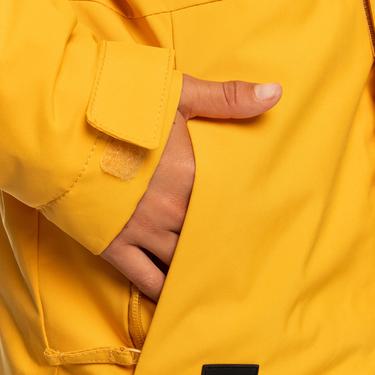  Quiksilver Mission Solid Jk Erkek Çocuk Sarı Snowboard Ceketi