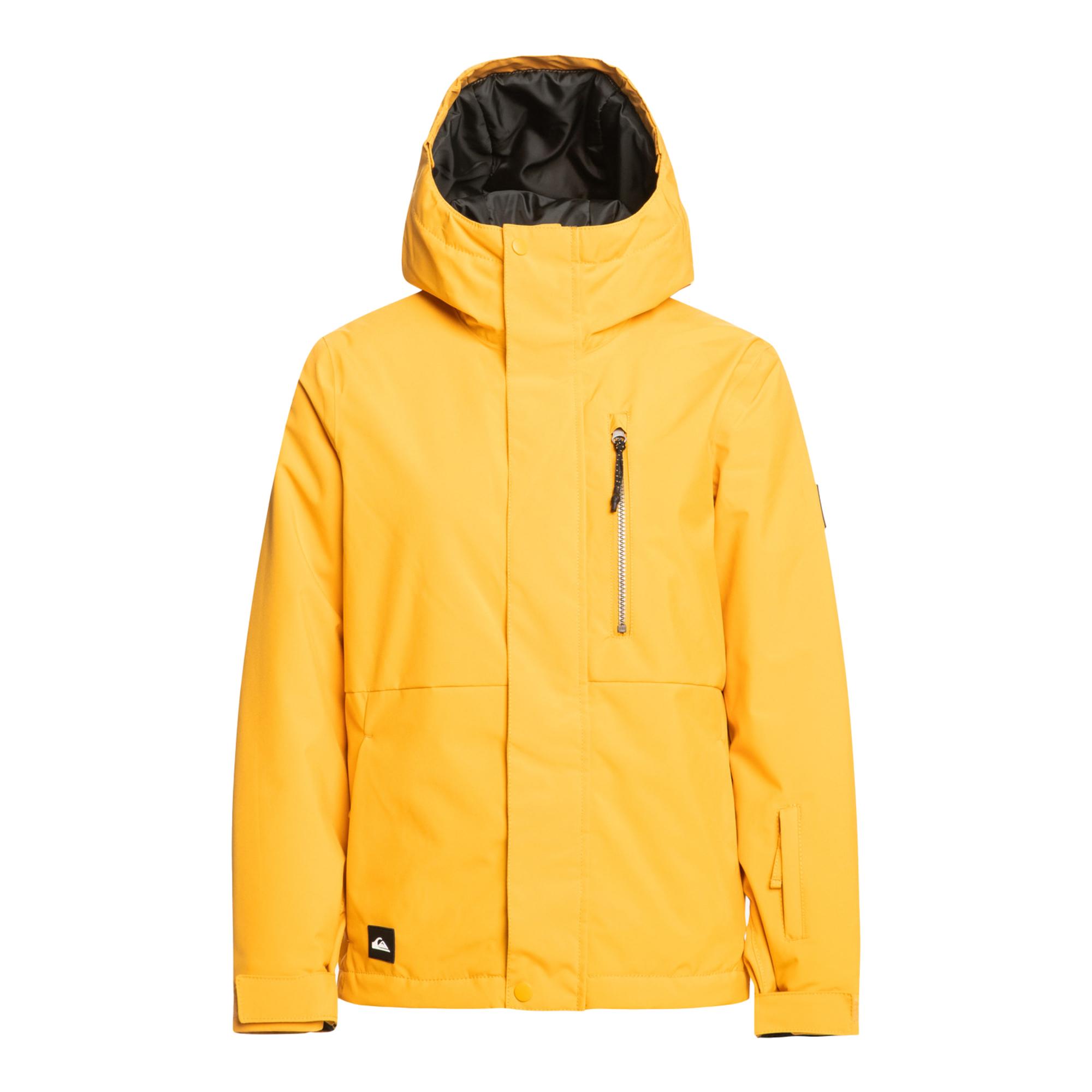 Quiksilver Mission Solid Jk Erkek Çocuk Sarı Snowboard Ceketi