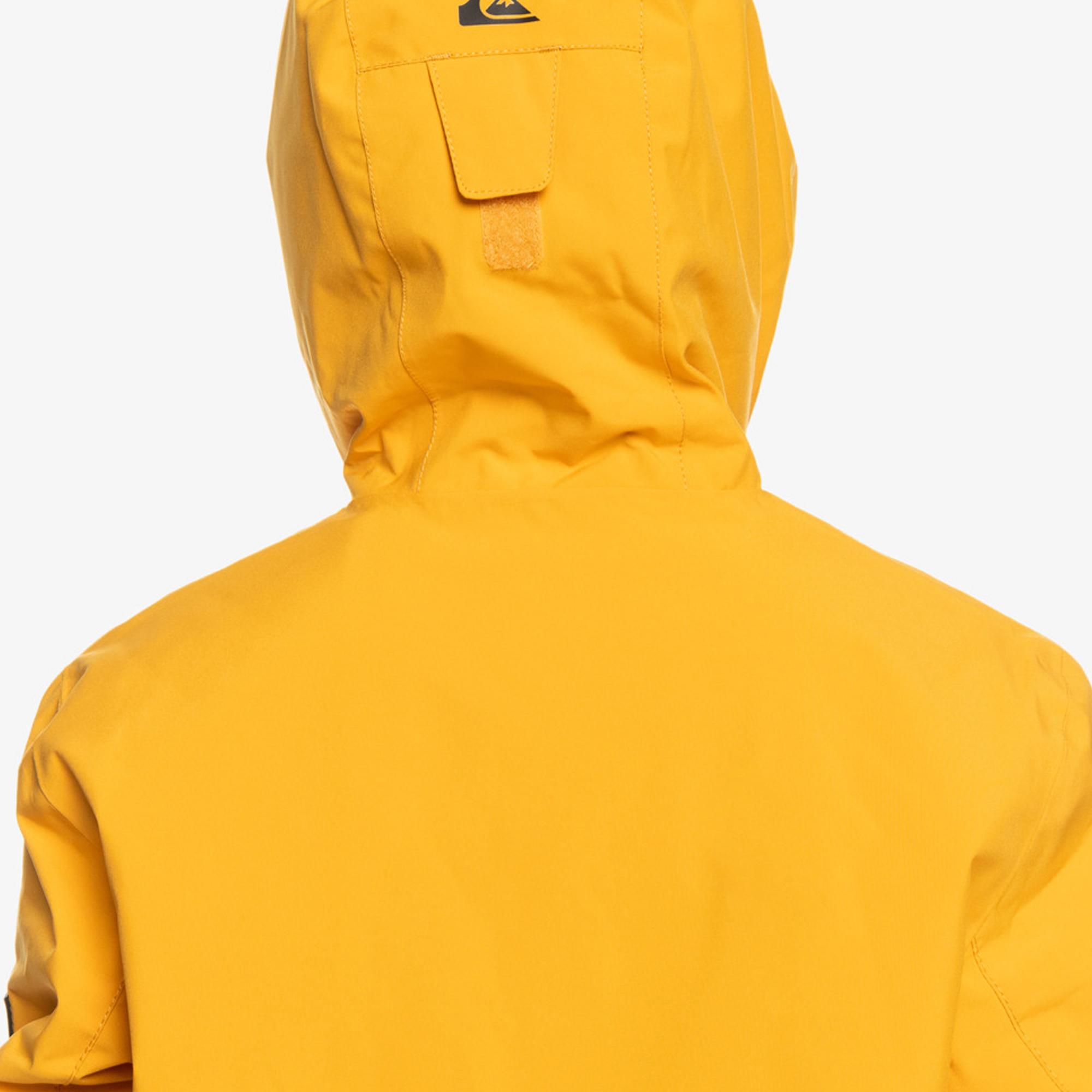 Quiksilver Mission Solid Jk Erkek Çocuk Sarı Snowboard Ceketi