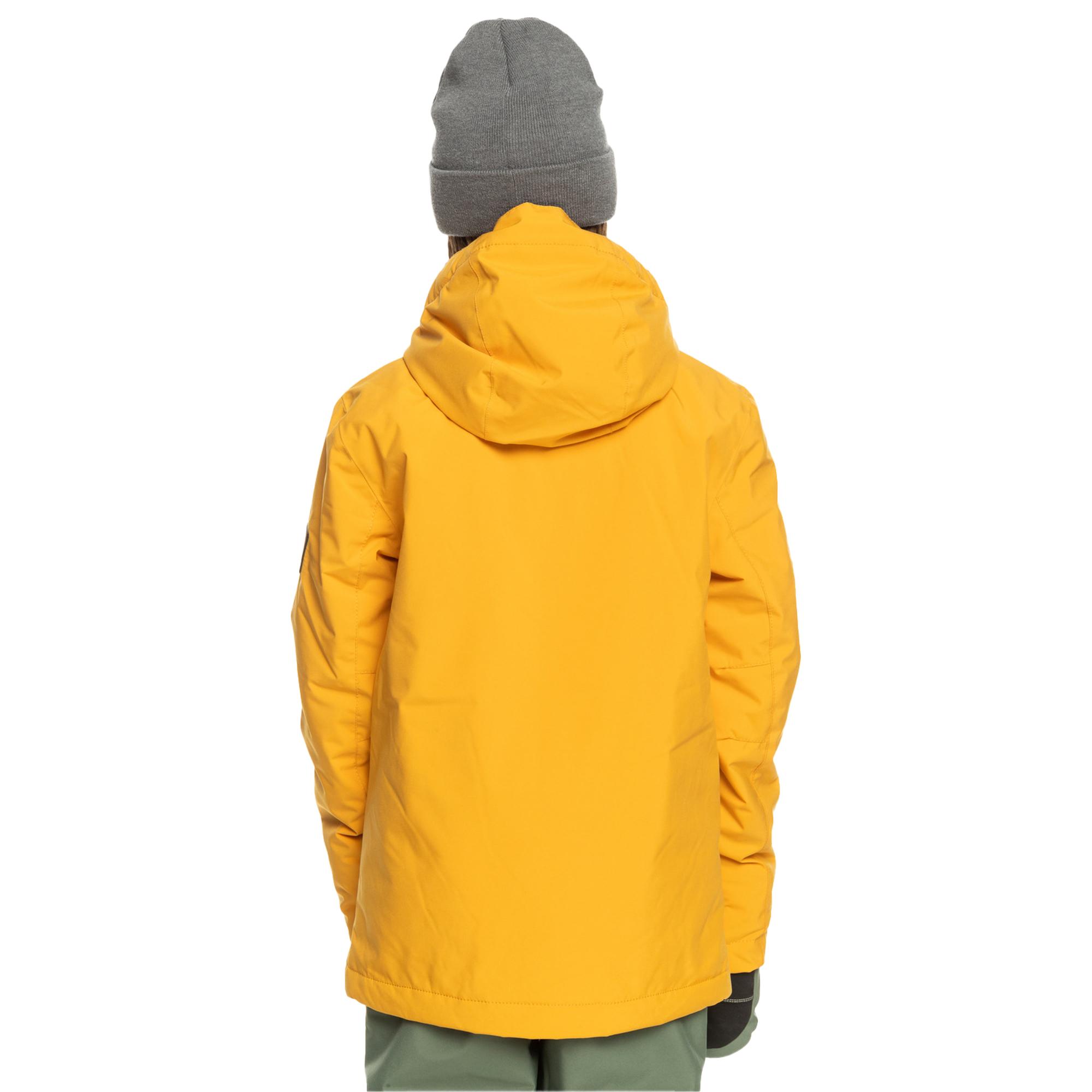 Quiksilver Mission Solid Jk Erkek Çocuk Sarı Snowboard Ceketi