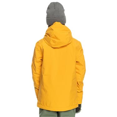  Quiksilver Mission Solid Jk Erkek Çocuk Sarı Snowboard Ceketi