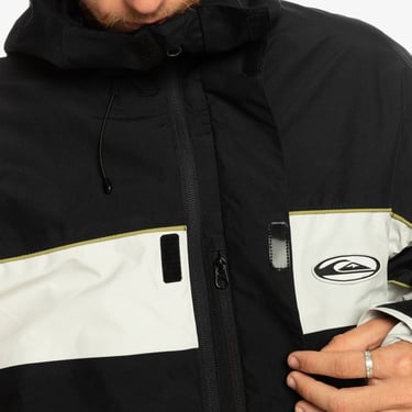  Quiksilver High Altitude Gore-tex Unisex Siyah Snowboard Ceketi