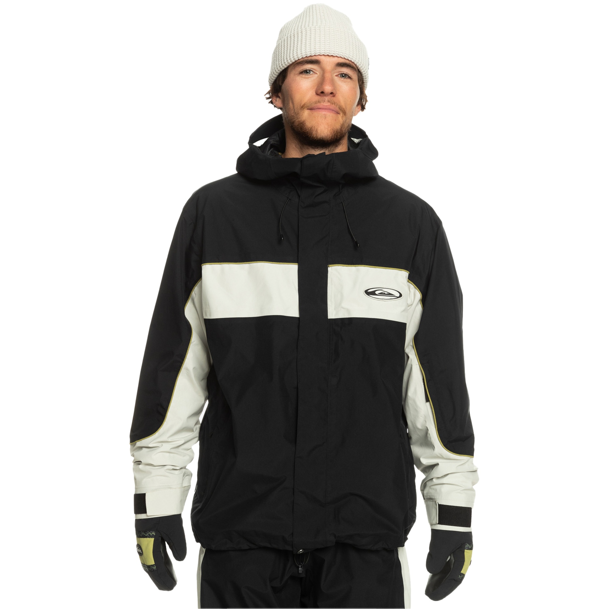 Quiksilver High Altitude Gore-tex Unisex Siyah Snowboard Ceketi