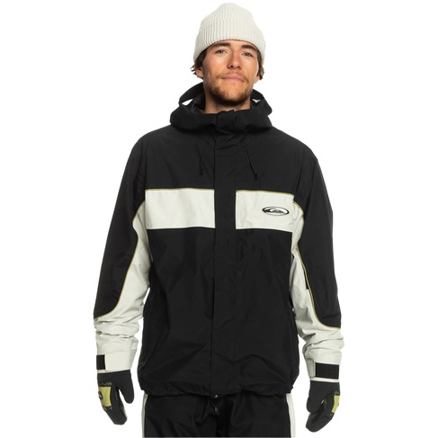  Quiksilver High Altitude Gore-tex Unisex Siyah Snowboard Ceketi