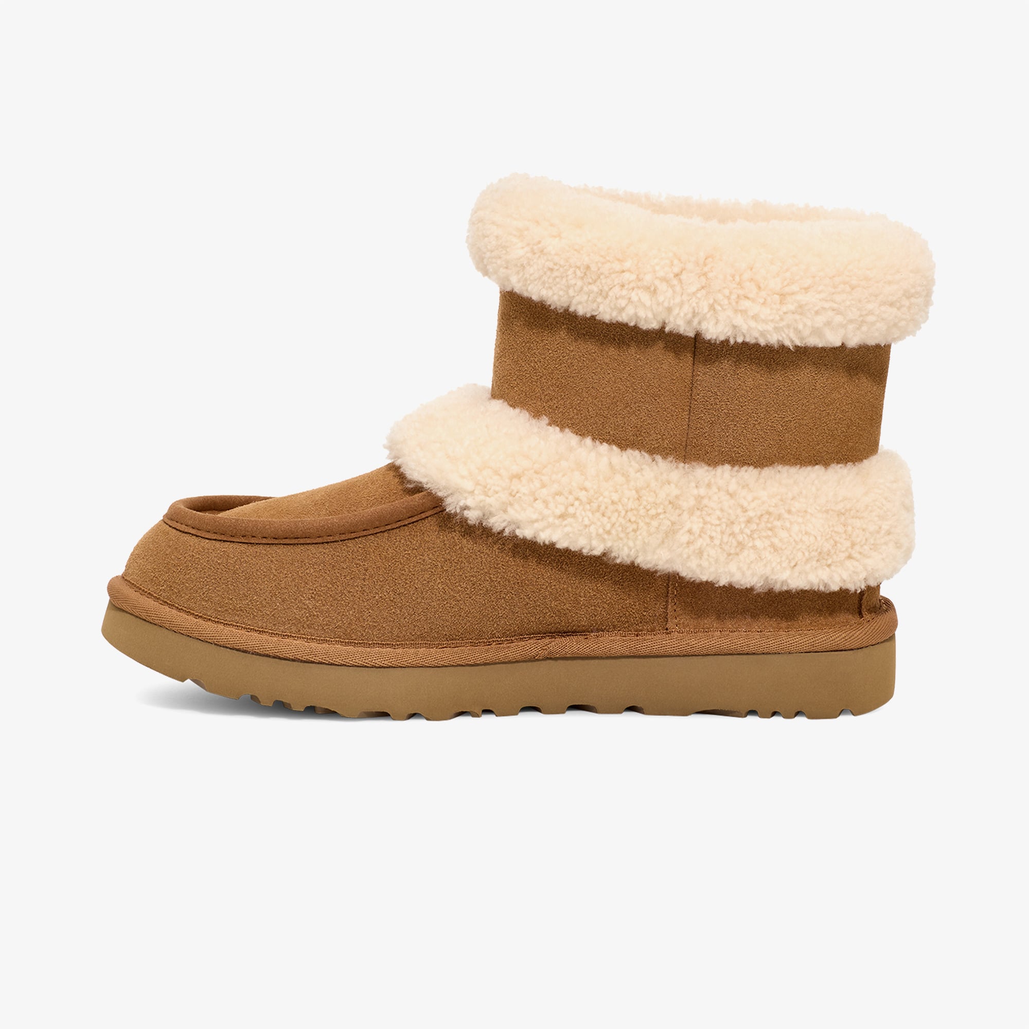 Ugg UGG Ultra Mini Fluff Kadın Kahverengi Bot FashFed'de! Kahverengi - 5. görsel