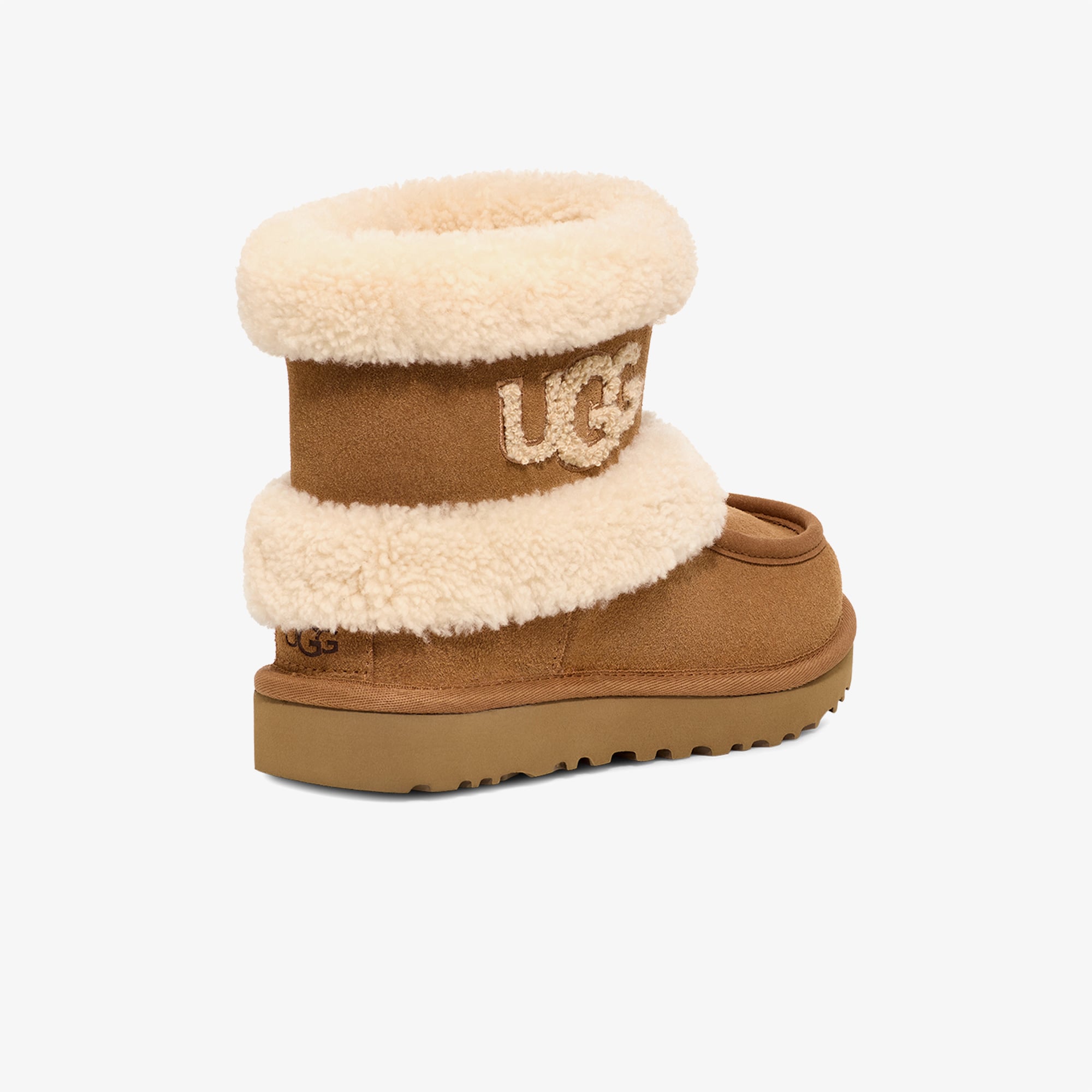 Ugg UGG Ultra Mini Fluff Kadın Kahverengi Bot FashFed'de! Kahverengi - 4. görsel