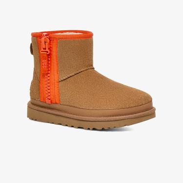  UGG Classic Mini Side Logo Kadın Kahverengi Bot