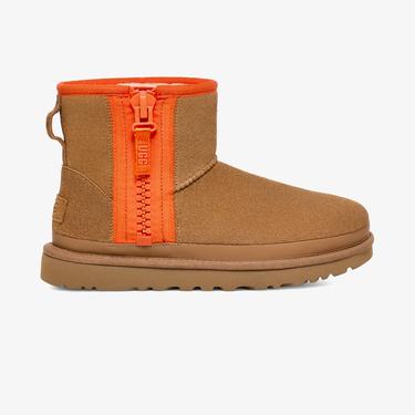  UGG Classic Mini Side Logo Kadın Kahverengi Bot