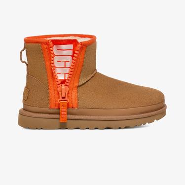  UGG Classic Mini Side Logo Kadın Kahverengi Bot
