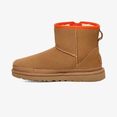  UGG Classic Mini Side Logo Kadın Kahverengi Bot
