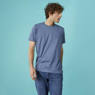  Nautica Erkek Mavi Standart Fit T-Shirt