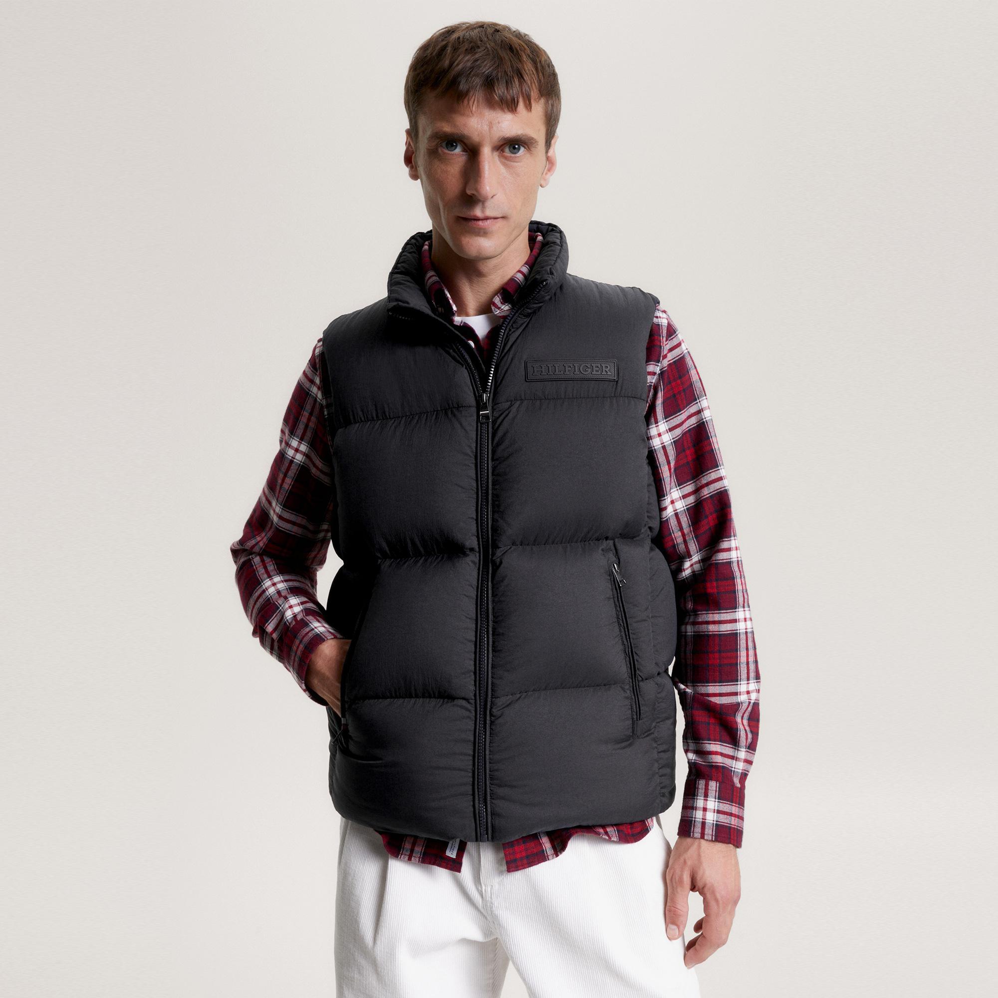 Tommy Hilfiger New York Gmd Down Gilet Erkek Mavi Ceket