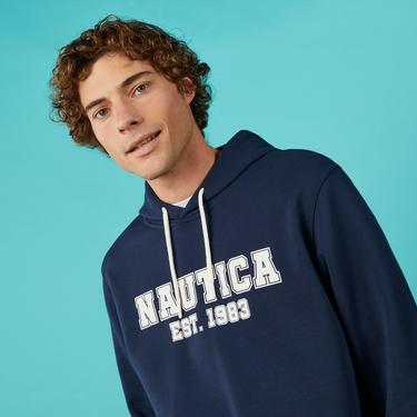  Nautica Erkek Lacivert Standart Fit Sweatshirt