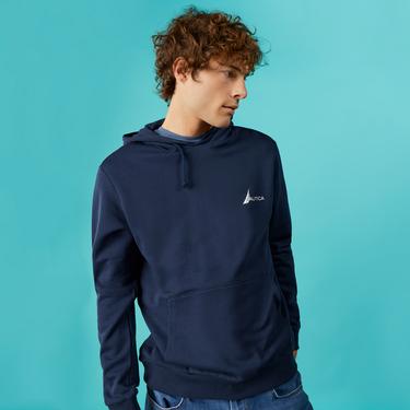  Nautica Erkek Lacivert Standart Fit Sweatshirt