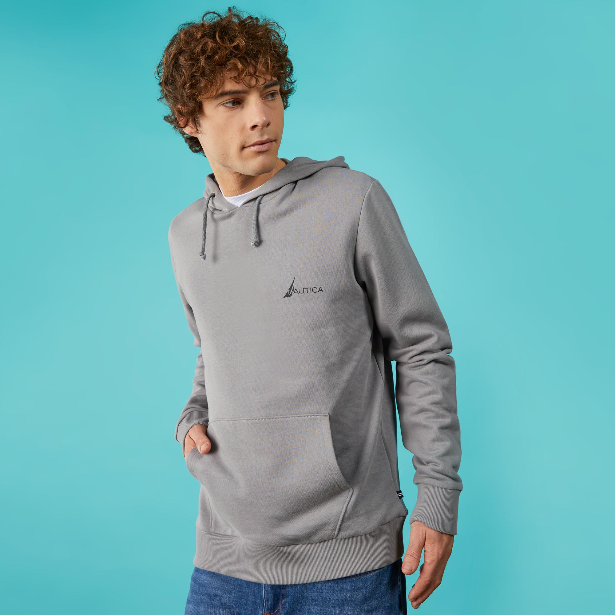 Nautica Erkek Gri Standart Fit Sweatshirt