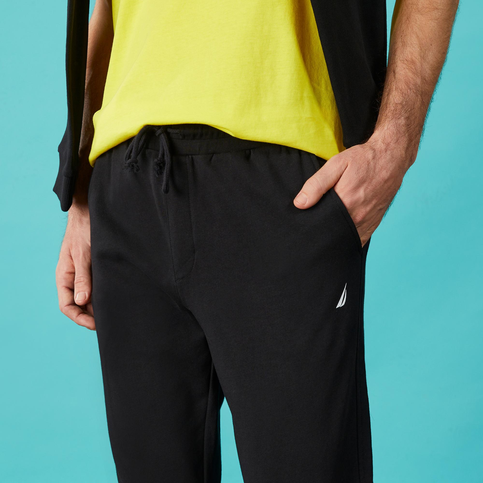 Nautica Erkek Siyah Standart Fit Eşofman Altı