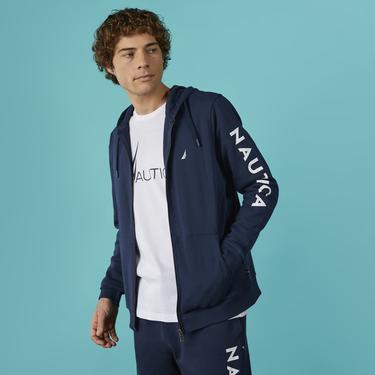  Nautica Erkek Lacivert Standart Fit Sweatshirt
