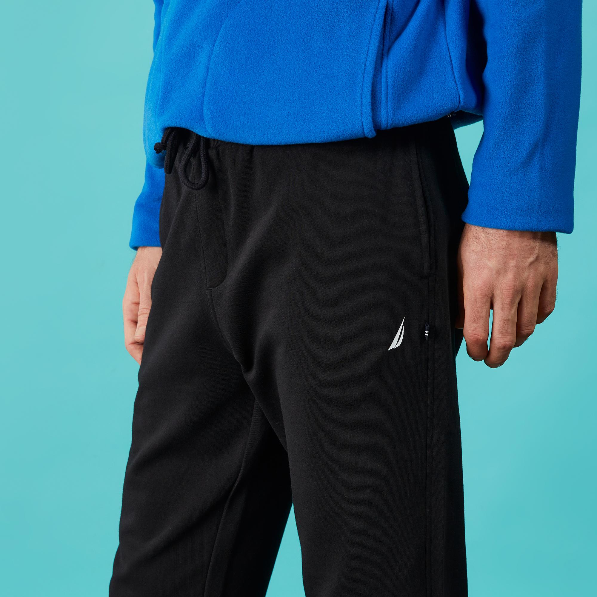 Nautica Erkek Siyah Standart Fit Eşofman Altı