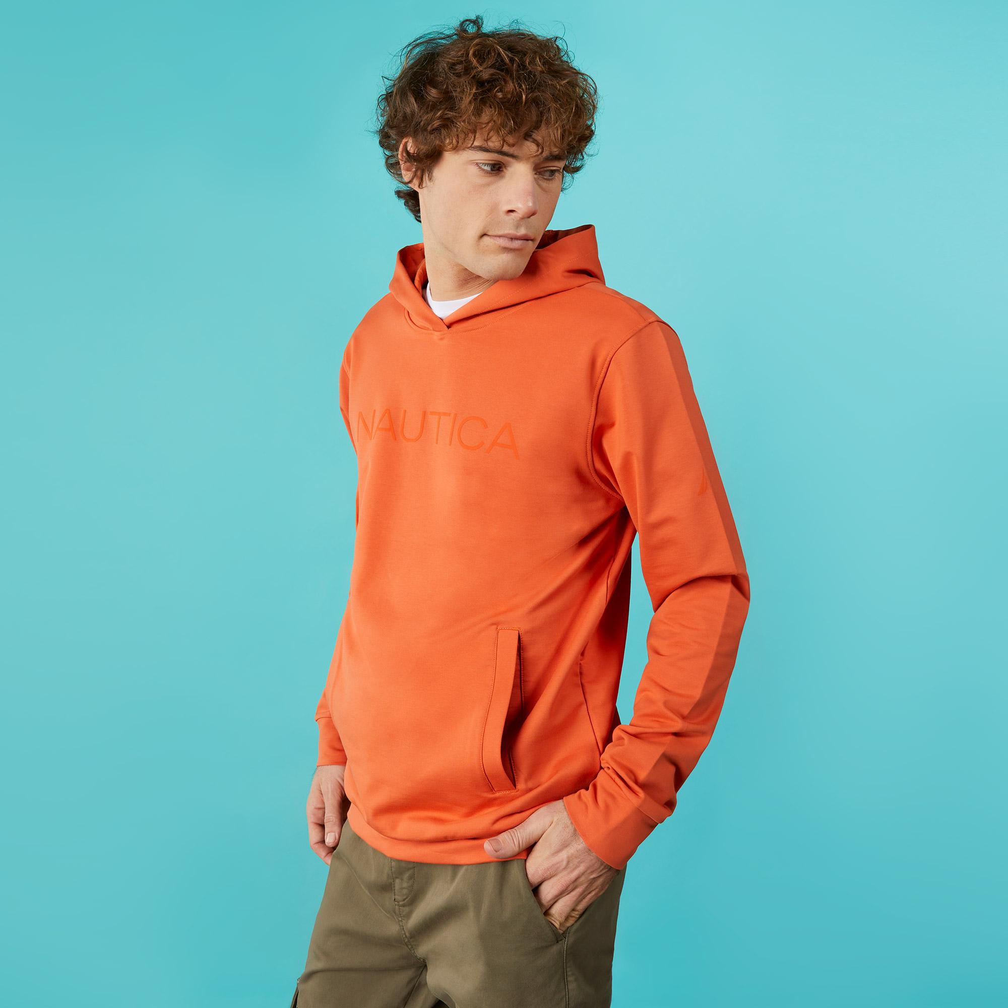 Nautica Erkek Turuncu Standart Fit Sweatshirt
