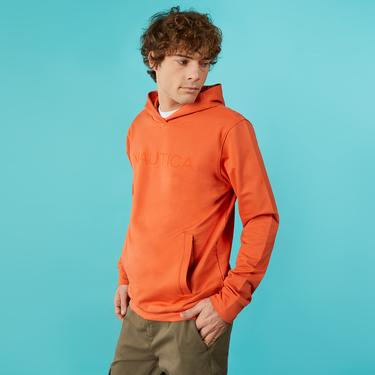  Nautica Erkek Turuncu Standart Fit Sweatshirt