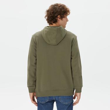  Nautica Erkek Yeşil Standart Fit Sweatshirt